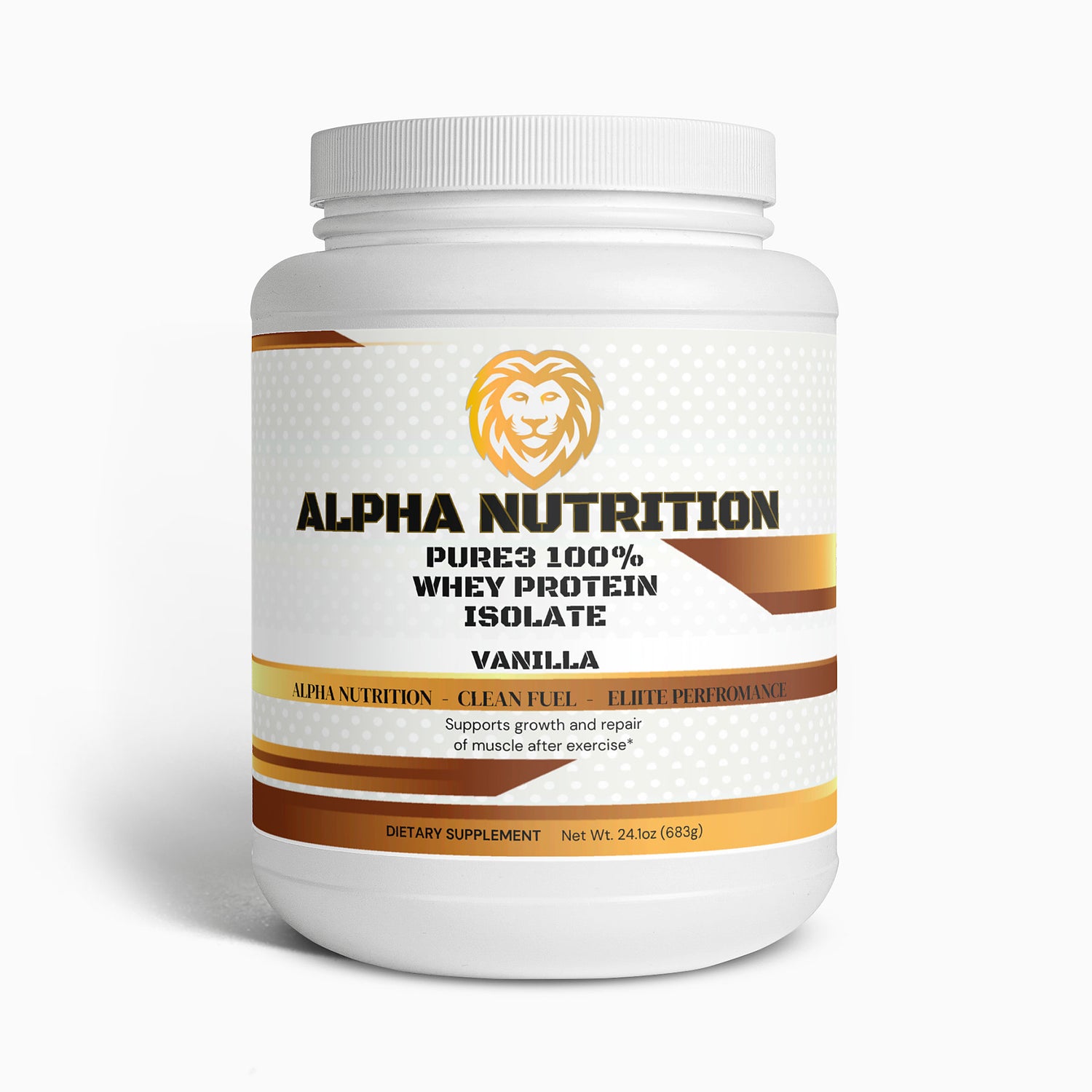 Pure3 100% Whey Protein Isolate (Vanilla)
