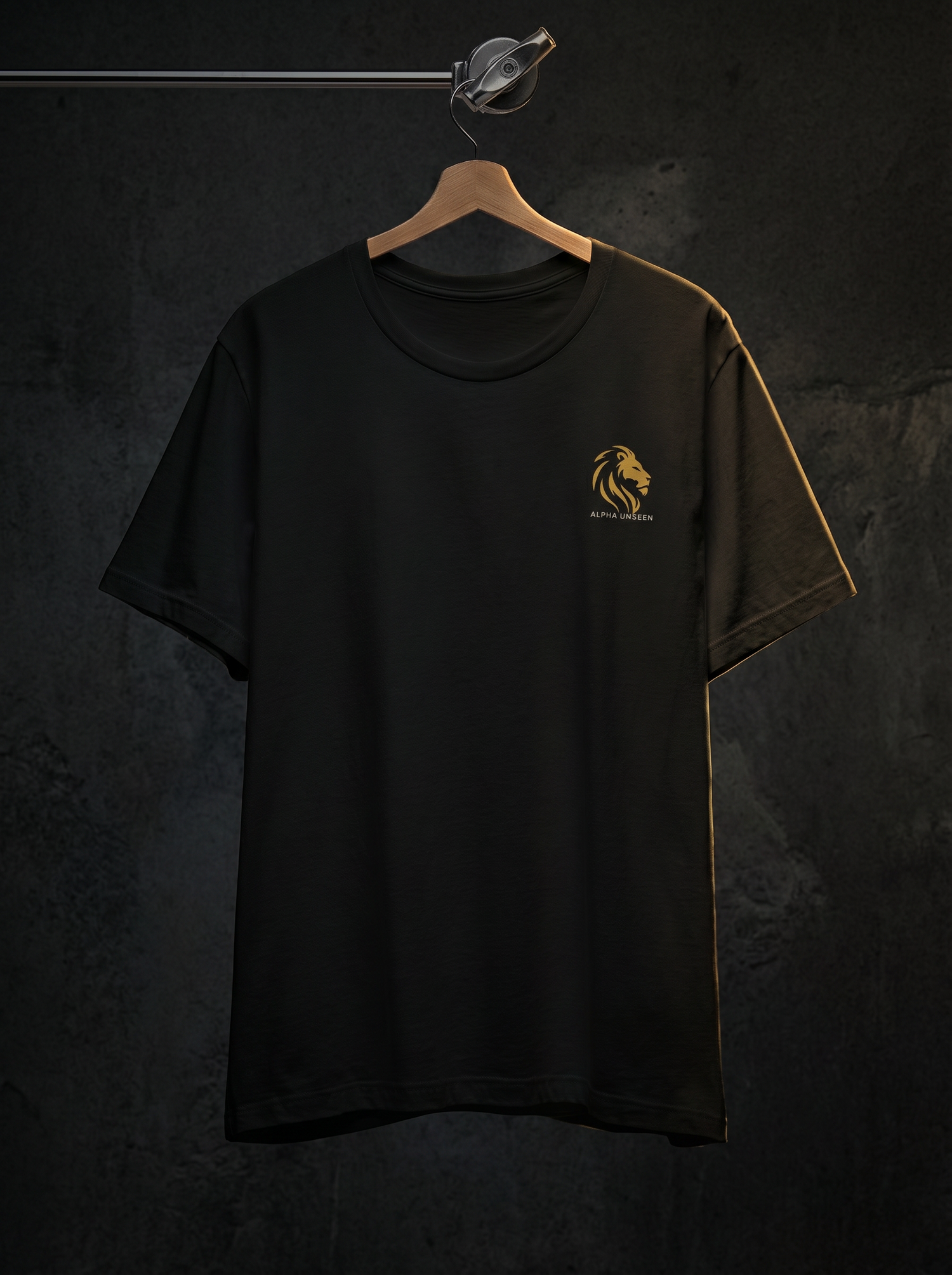 Alpha Unseen Signature Tee — Black