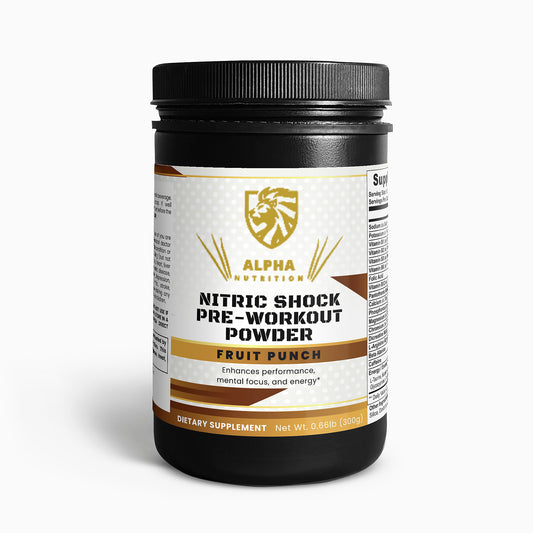 Nitric Shock Pre-Workout Powder (Fruit Punch)