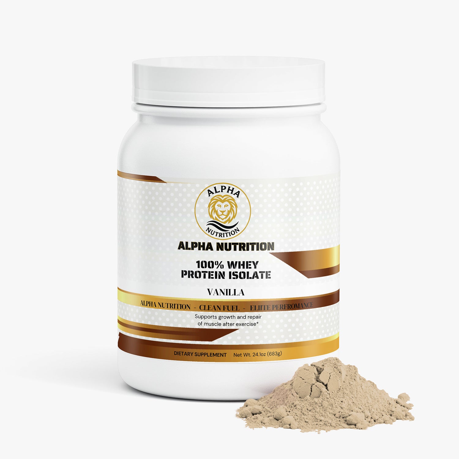 Pure3 100% Whey Protein Isolate (Vanilla)