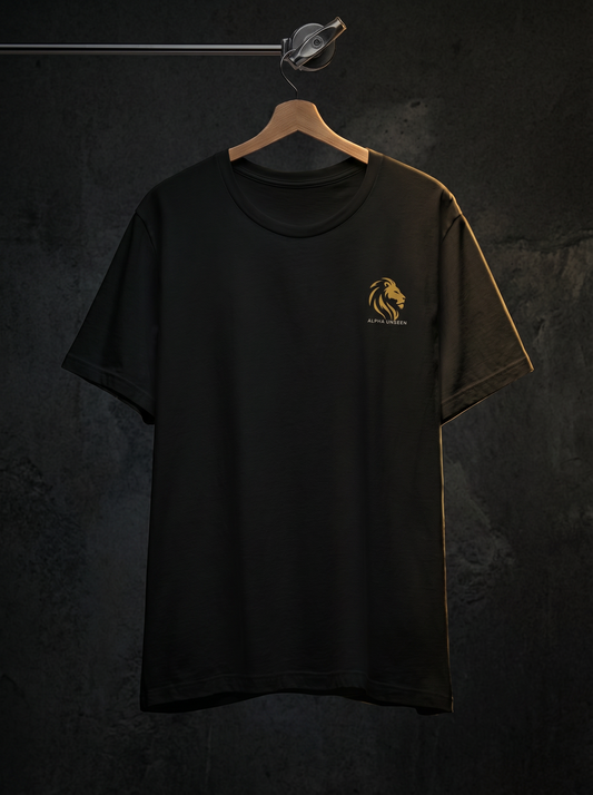 Alpha Unseen Signature Tee — Black